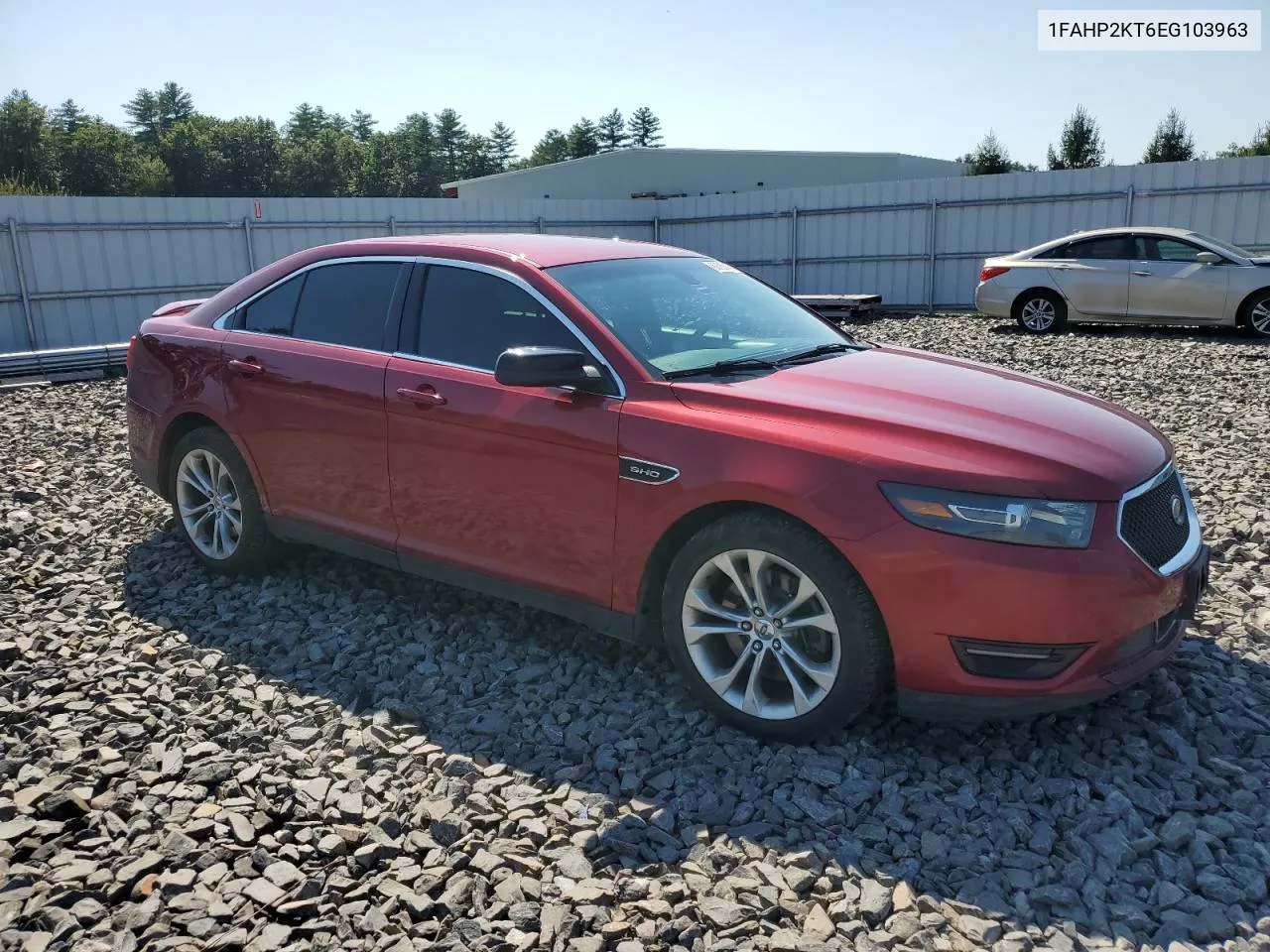 2014 Ford Taurus Sho VIN: 1FAHP2KT6EG103963 Lot: 69768434