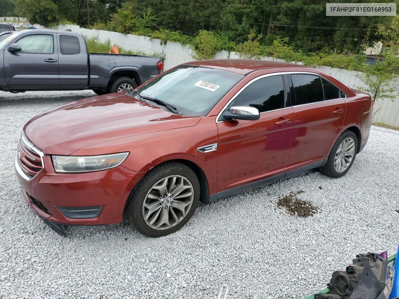 2014 Ford Taurus Limited VIN: 1FAHP2F81EG168953 Lot: 70360184