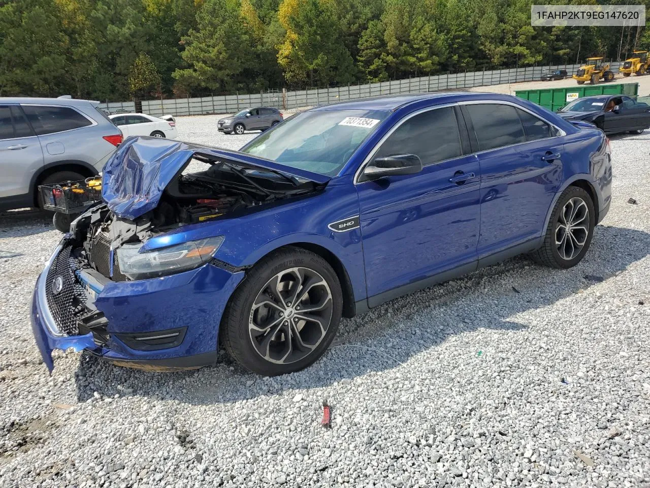 2014 Ford Taurus Sho VIN: 1FAHP2KT9EG147620 Lot: 70371354