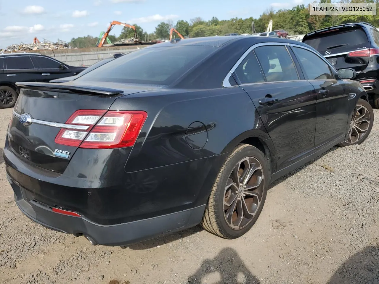 2014 Ford Taurus Sho VIN: 1FAHP2KT9EG125052 Lot: 71096904