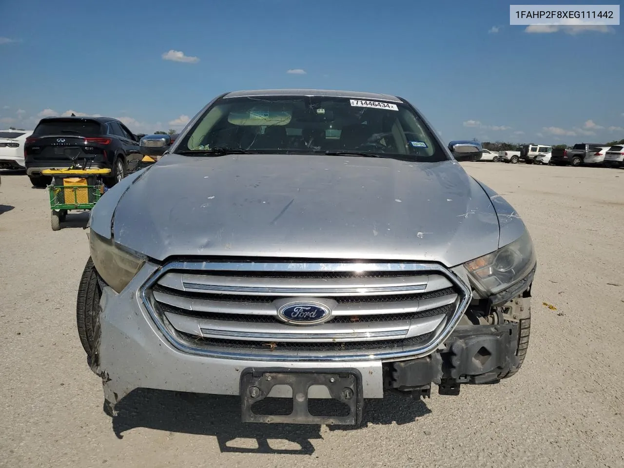 2014 Ford Taurus Limited VIN: 1FAHP2F8XEG111442 Lot: 71446434