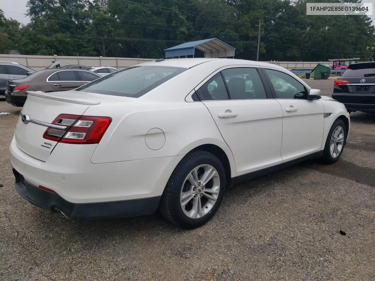 2014 Ford Taurus Sel VIN: 1FAHP2E85EG139604 Lot: 72016984