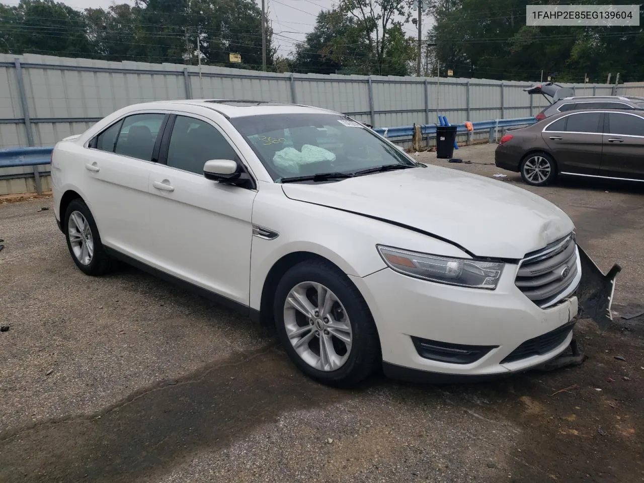 2014 Ford Taurus Sel VIN: 1FAHP2E85EG139604 Lot: 72016984