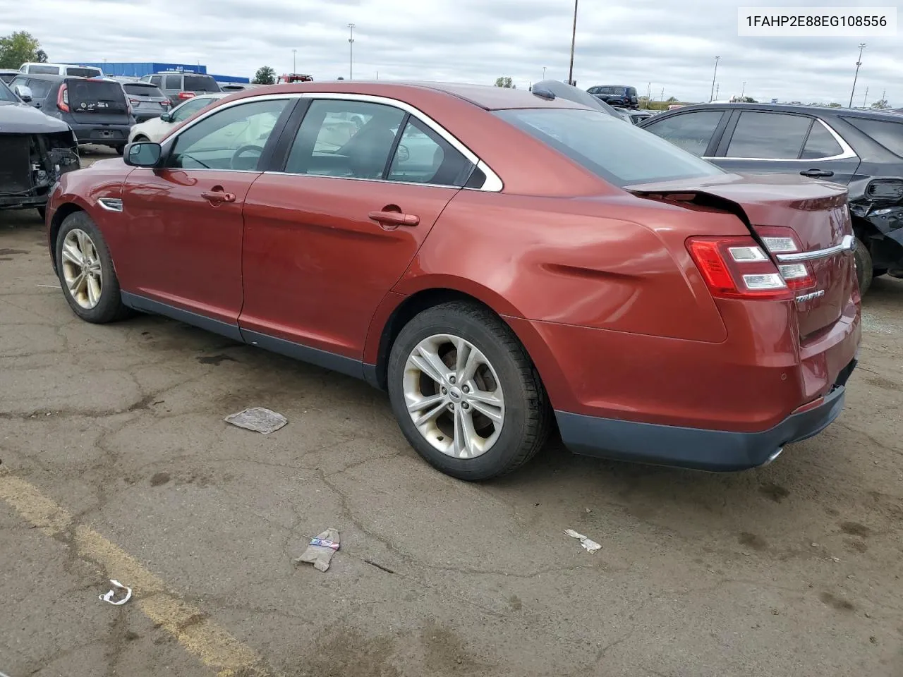 2014 Ford Taurus Sel VIN: 1FAHP2E88EG108556 Lot: 72130774