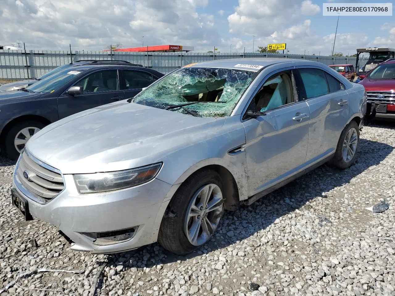 2014 Ford Taurus Sel VIN: 1FAHP2E80EG170968 Lot: 72177034