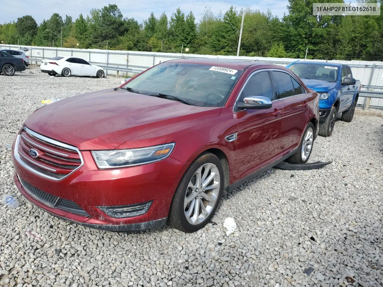 1FAHP2F81EG162618 2014 Ford Taurus Limited