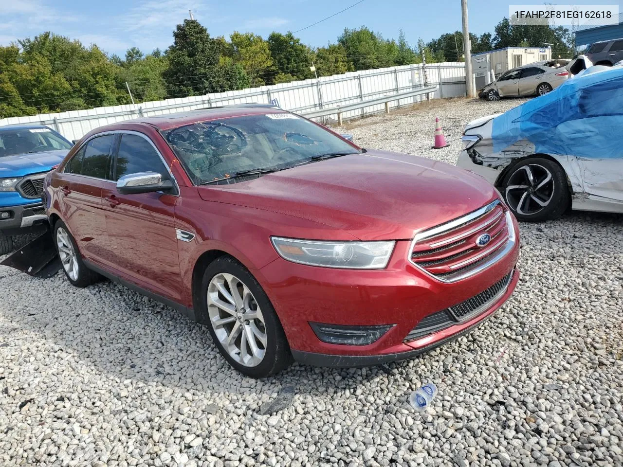 2014 Ford Taurus Limited VIN: 1FAHP2F81EG162618 Lot: 72209924