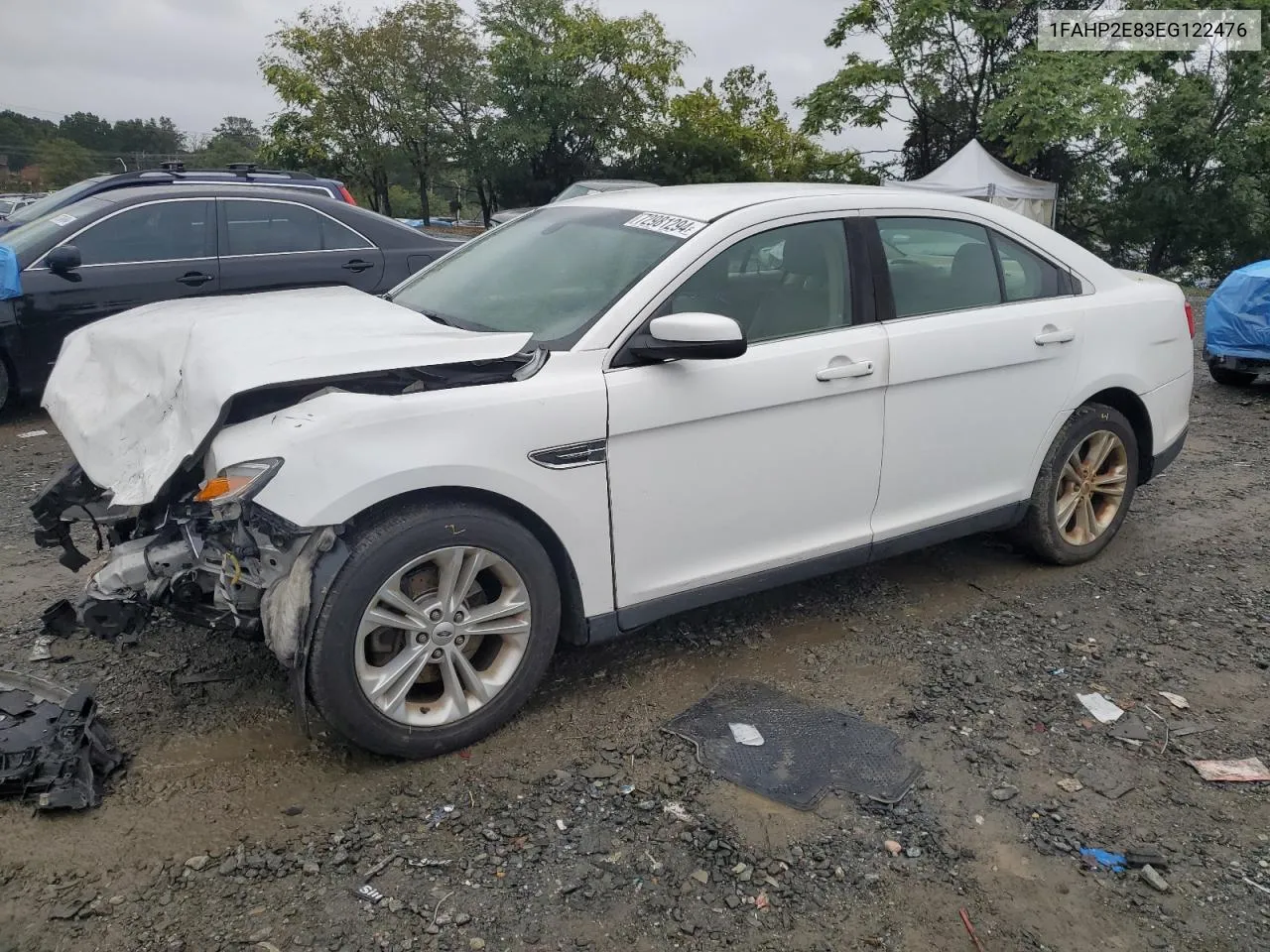 2014 Ford Taurus Sel VIN: 1FAHP2E83EG122476 Lot: 72981294