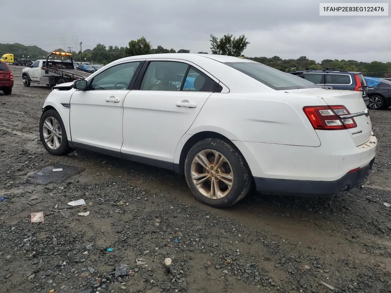 2014 Ford Taurus Sel VIN: 1FAHP2E83EG122476 Lot: 72981294