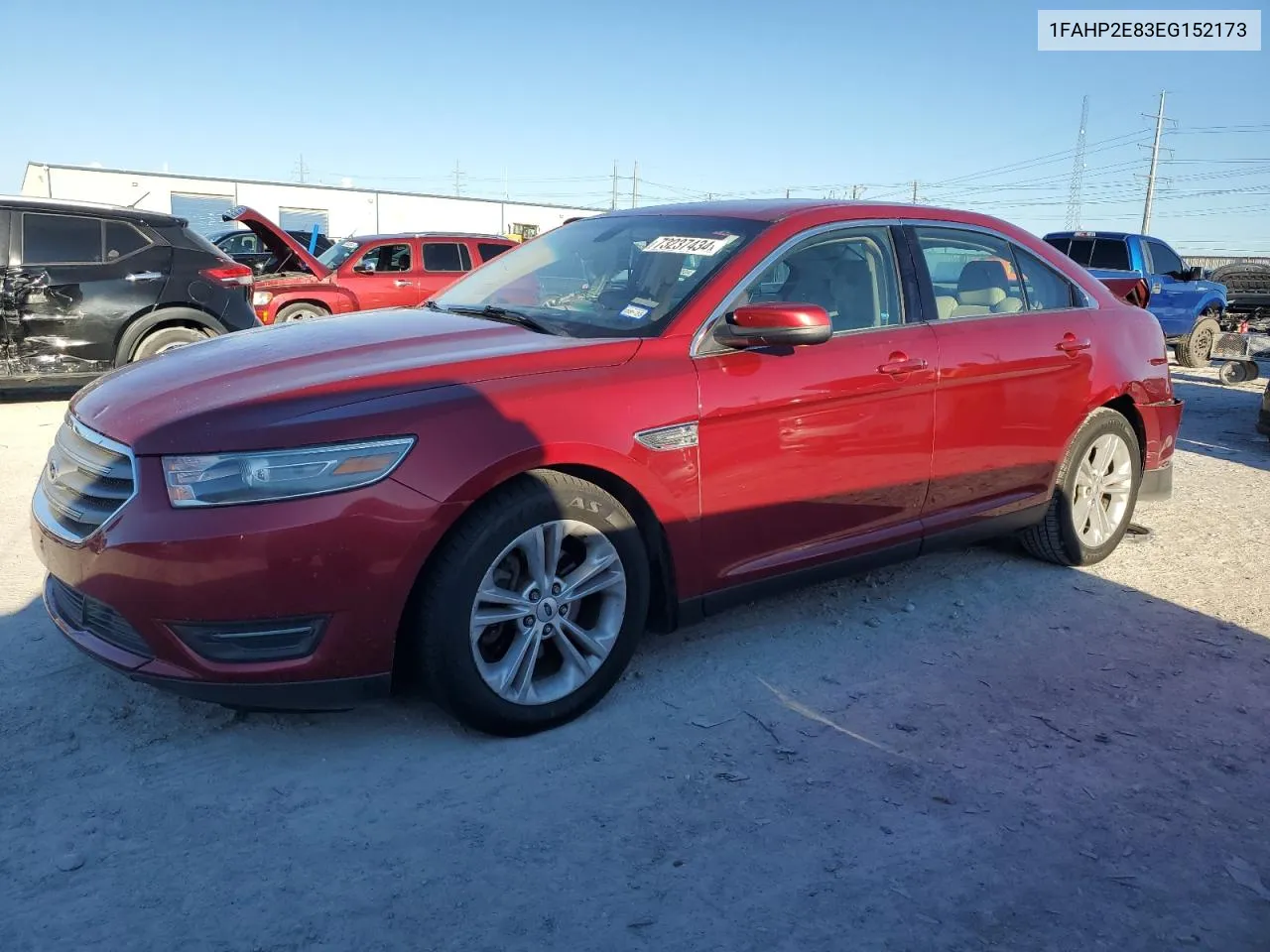 2014 Ford Taurus Sel VIN: 1FAHP2E83EG152173 Lot: 73237434