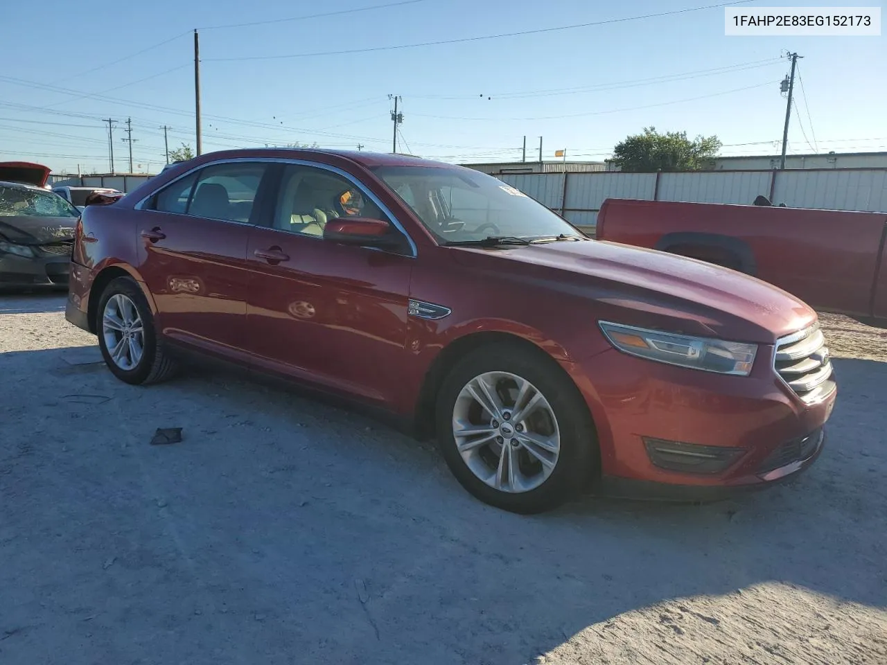 2014 Ford Taurus Sel VIN: 1FAHP2E83EG152173 Lot: 73237434