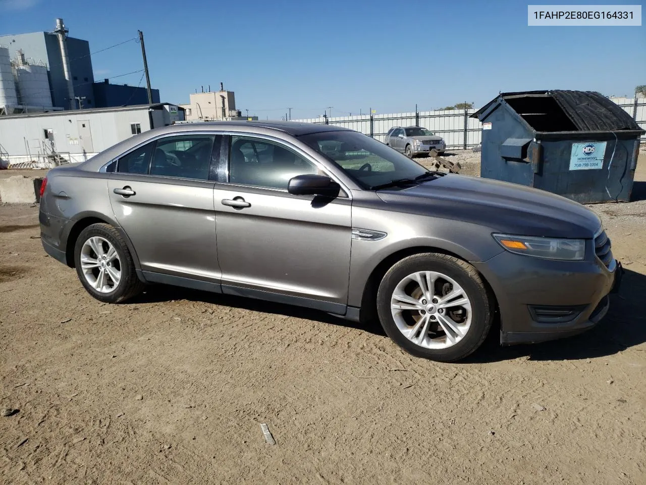 2014 Ford Taurus Sel VIN: 1FAHP2E80EG164331 Lot: 73885674