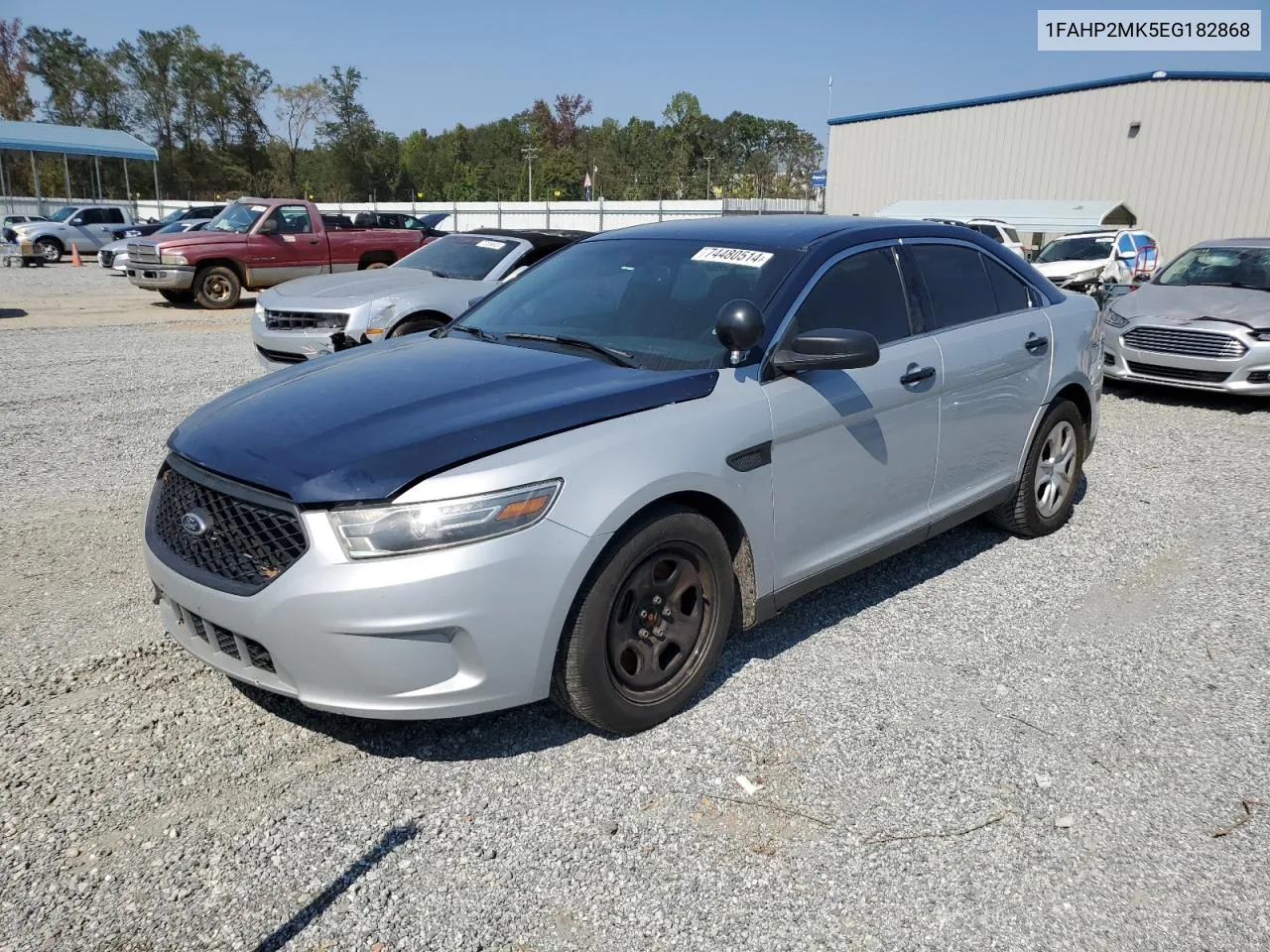 2014 Ford Taurus Police Interceptor VIN: 1FAHP2MK5EG182868 Lot: 74480514