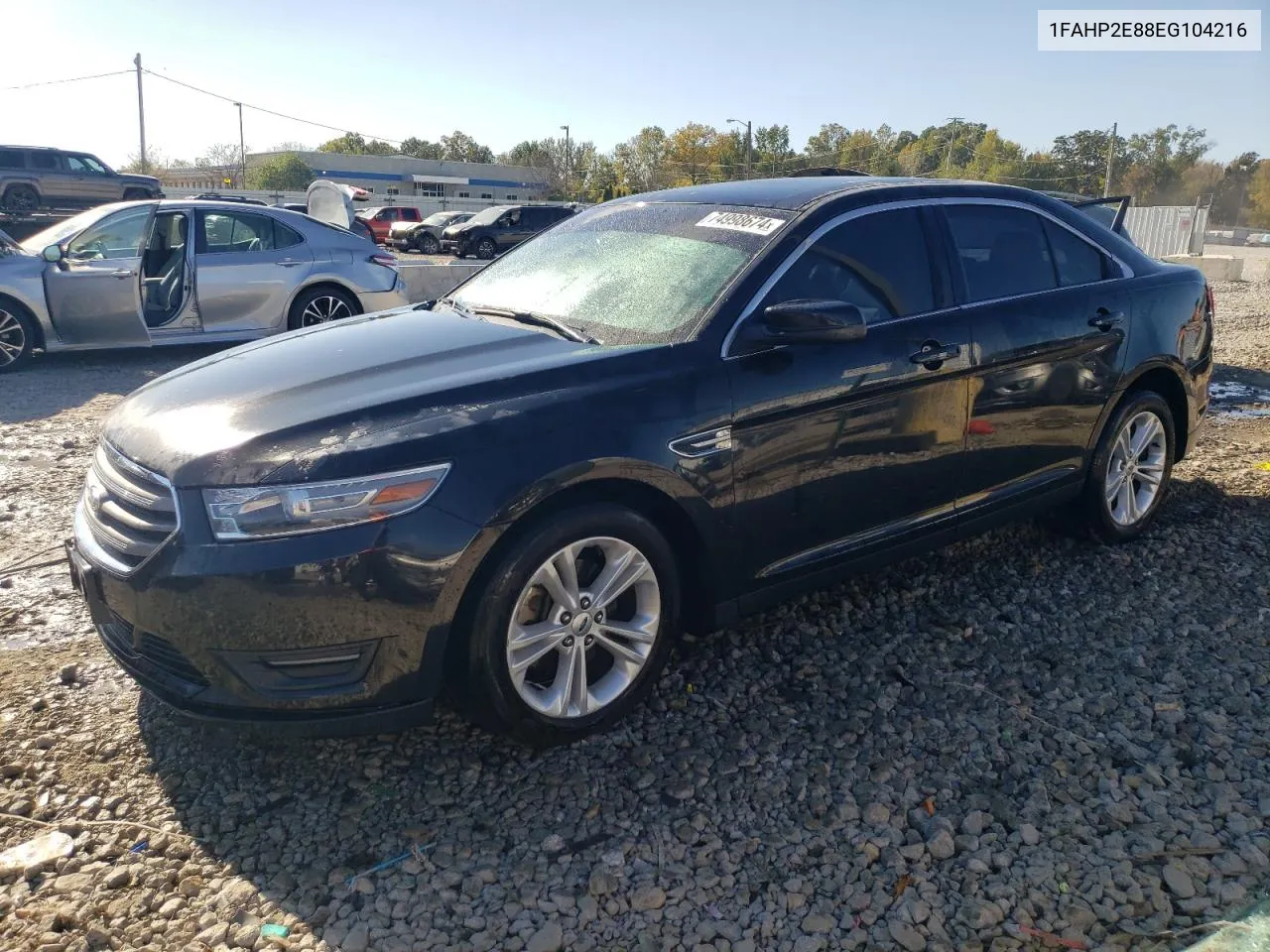 2014 Ford Taurus Sel VIN: 1FAHP2E88EG104216 Lot: 74998674