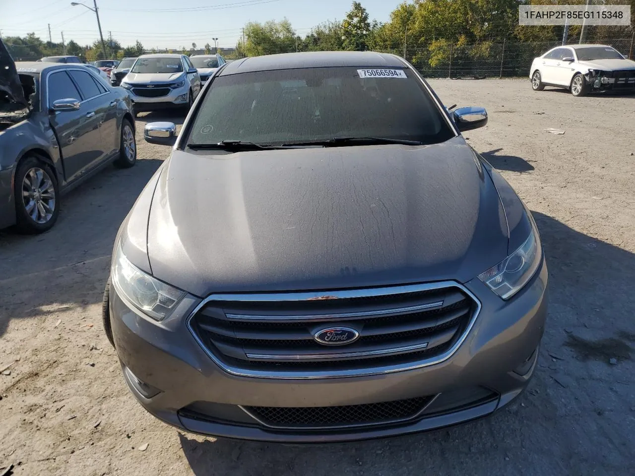 2014 Ford Taurus Limited VIN: 1FAHP2F85EG115348 Lot: 75066594