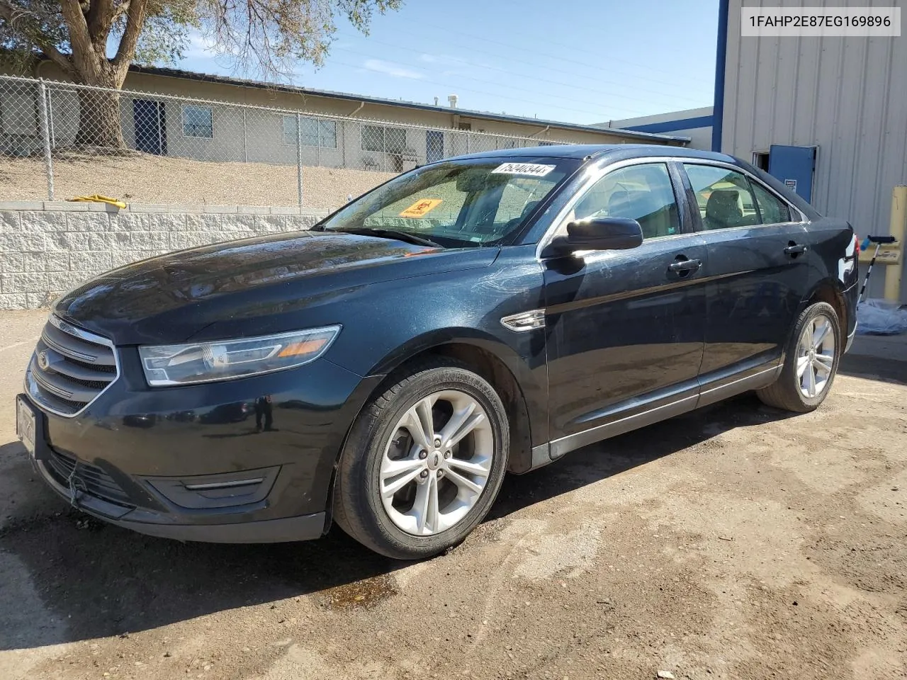 2014 Ford Taurus Sel VIN: 1FAHP2E87EG169896 Lot: 75240344