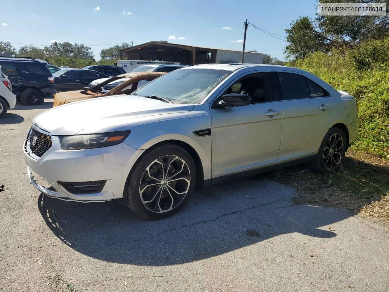 2014 Ford Taurus Sho VIN: 1FAHP2KT4EG128618 Lot: 75260324