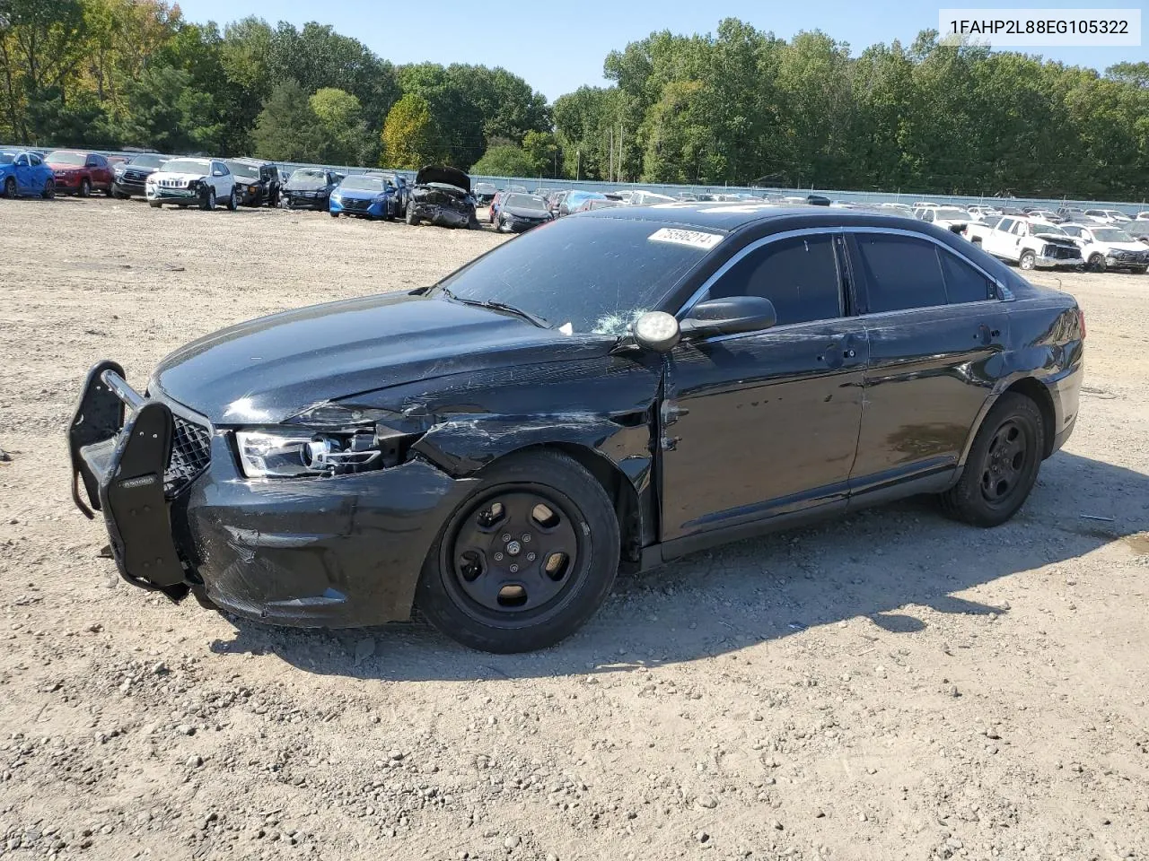 1FAHP2L88EG105322 2014 Ford Taurus Police Interceptor