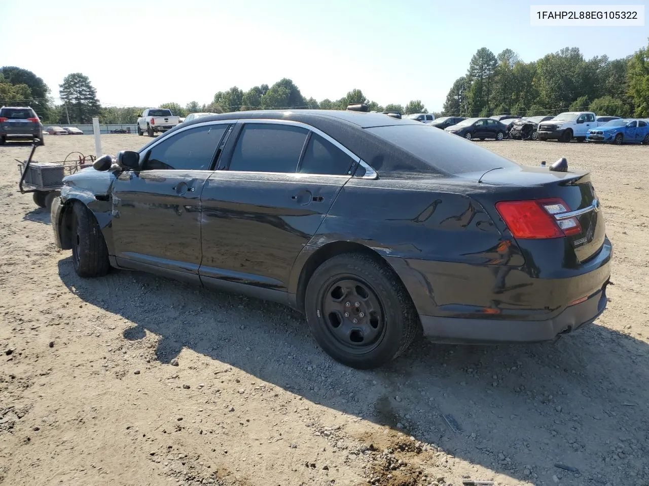 2014 Ford Taurus Police Interceptor VIN: 1FAHP2L88EG105322 Lot: 75596214