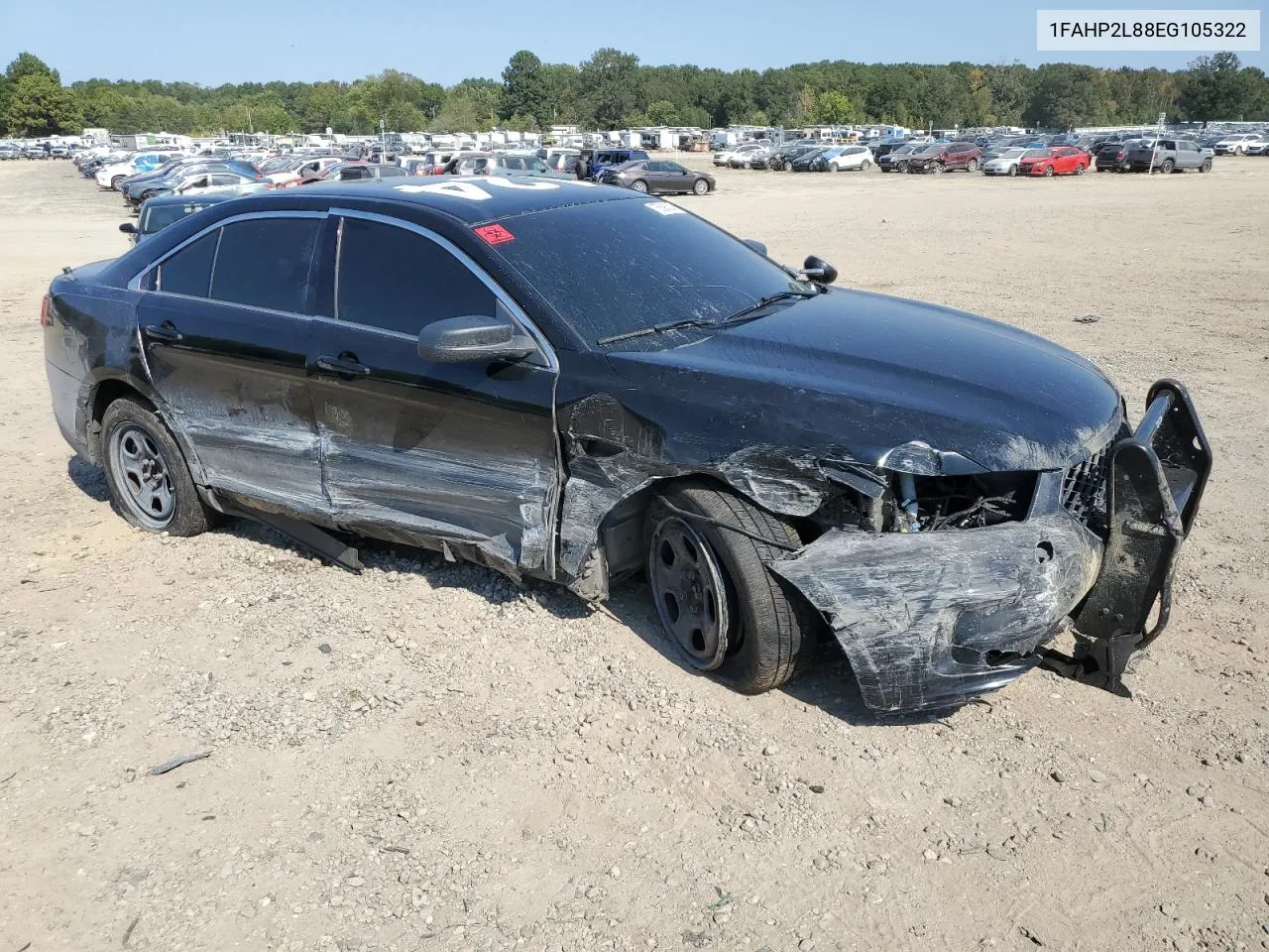 2014 Ford Taurus Police Interceptor VIN: 1FAHP2L88EG105322 Lot: 75596214