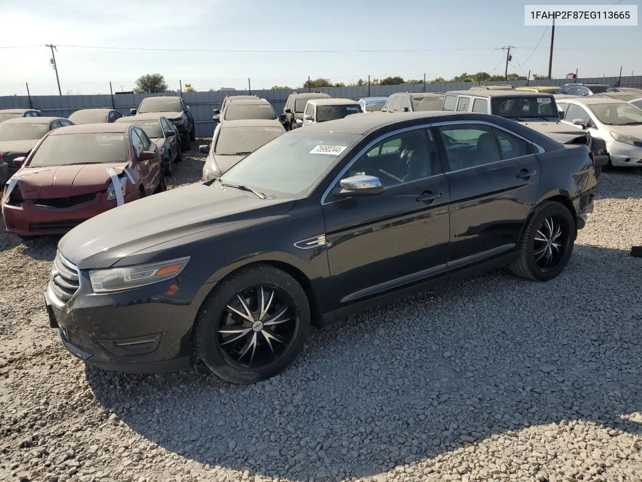 2014 Ford Taurus Limited VIN: 1FAHP2F87EG113665 Lot: 75990244