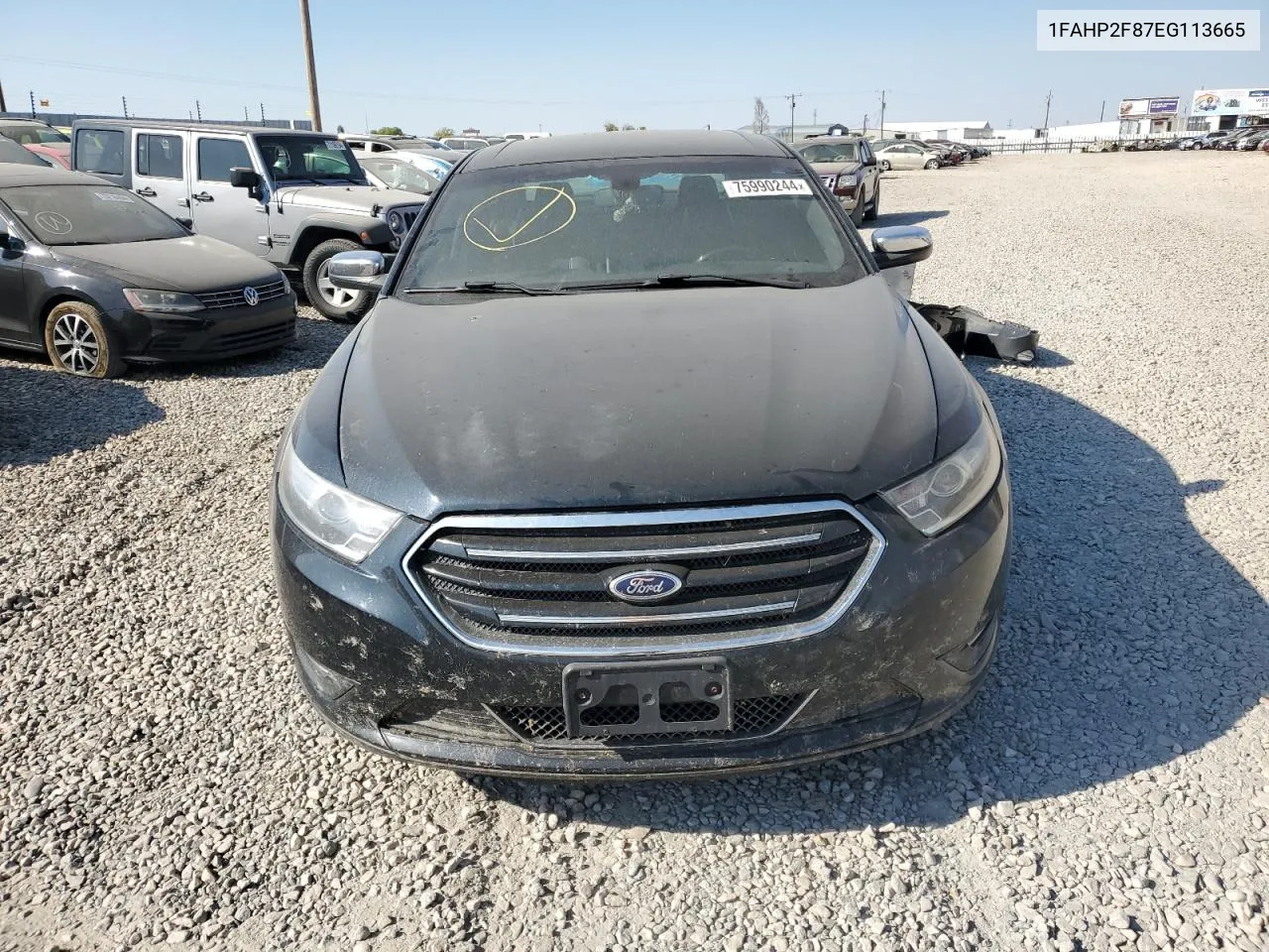 2014 Ford Taurus Limited VIN: 1FAHP2F87EG113665 Lot: 75990244