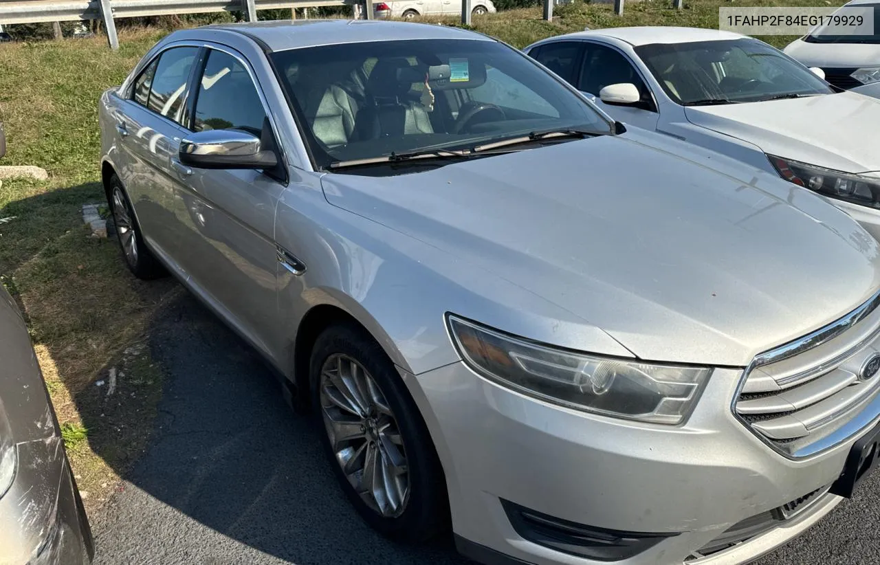 2014 Ford Taurus Limited VIN: 1FAHP2F84EG179929 Lot: 76098374