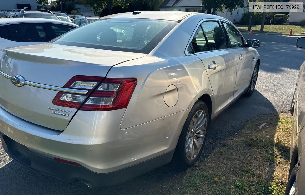 2014 Ford Taurus Limited VIN: 1FAHP2F84EG179929 Lot: 76098374