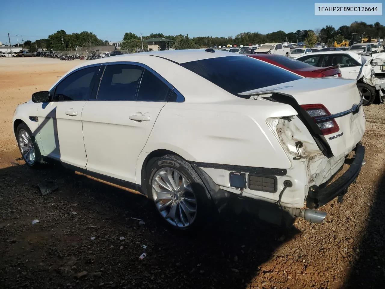 2014 Ford Taurus Limited VIN: 1FAHP2F89EG126644 Lot: 76827594