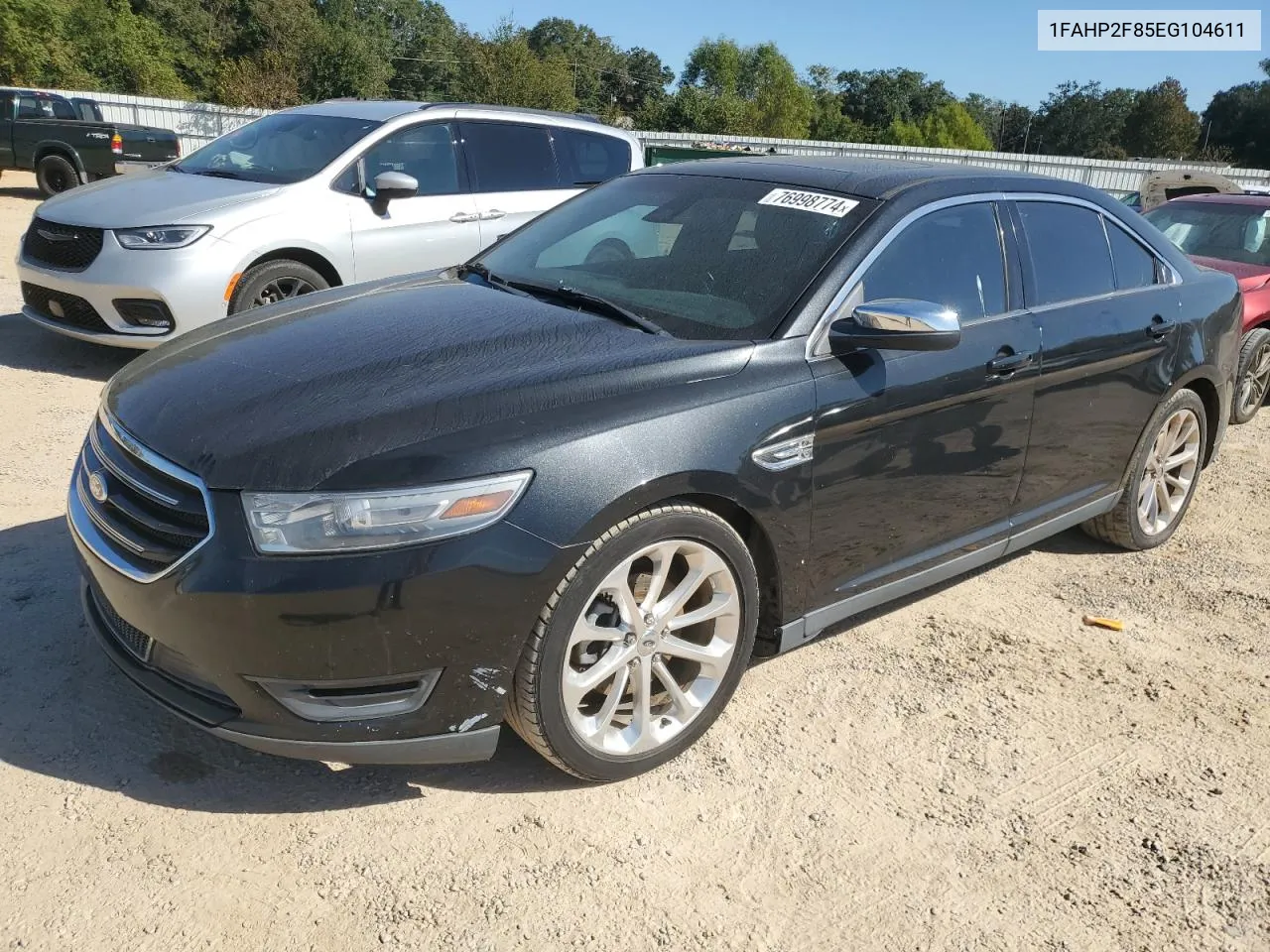 2014 Ford Taurus Limited VIN: 1FAHP2F85EG104611 Lot: 76998774