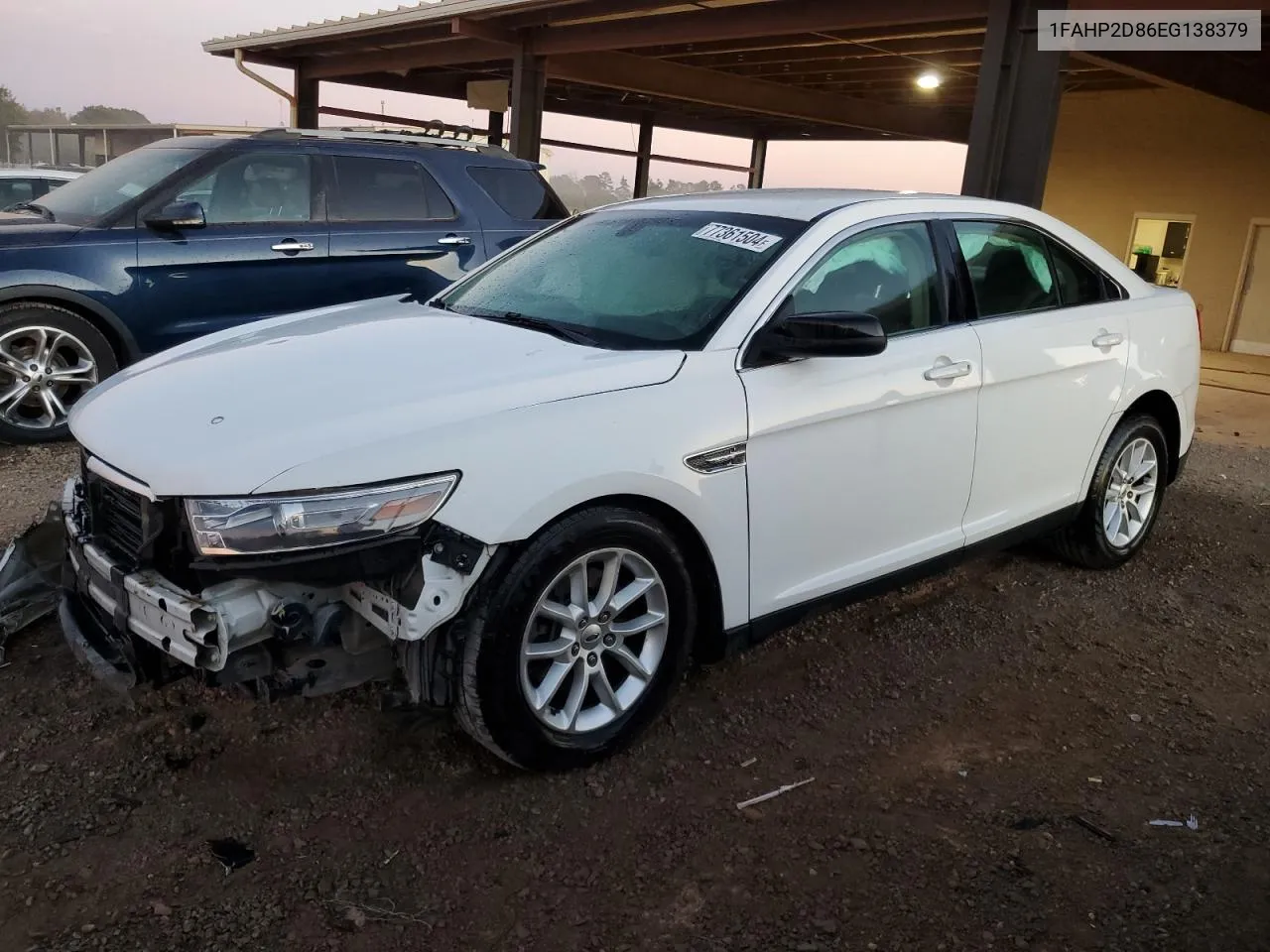 2014 Ford Taurus Se VIN: 1FAHP2D86EG138379 Lot: 77361504