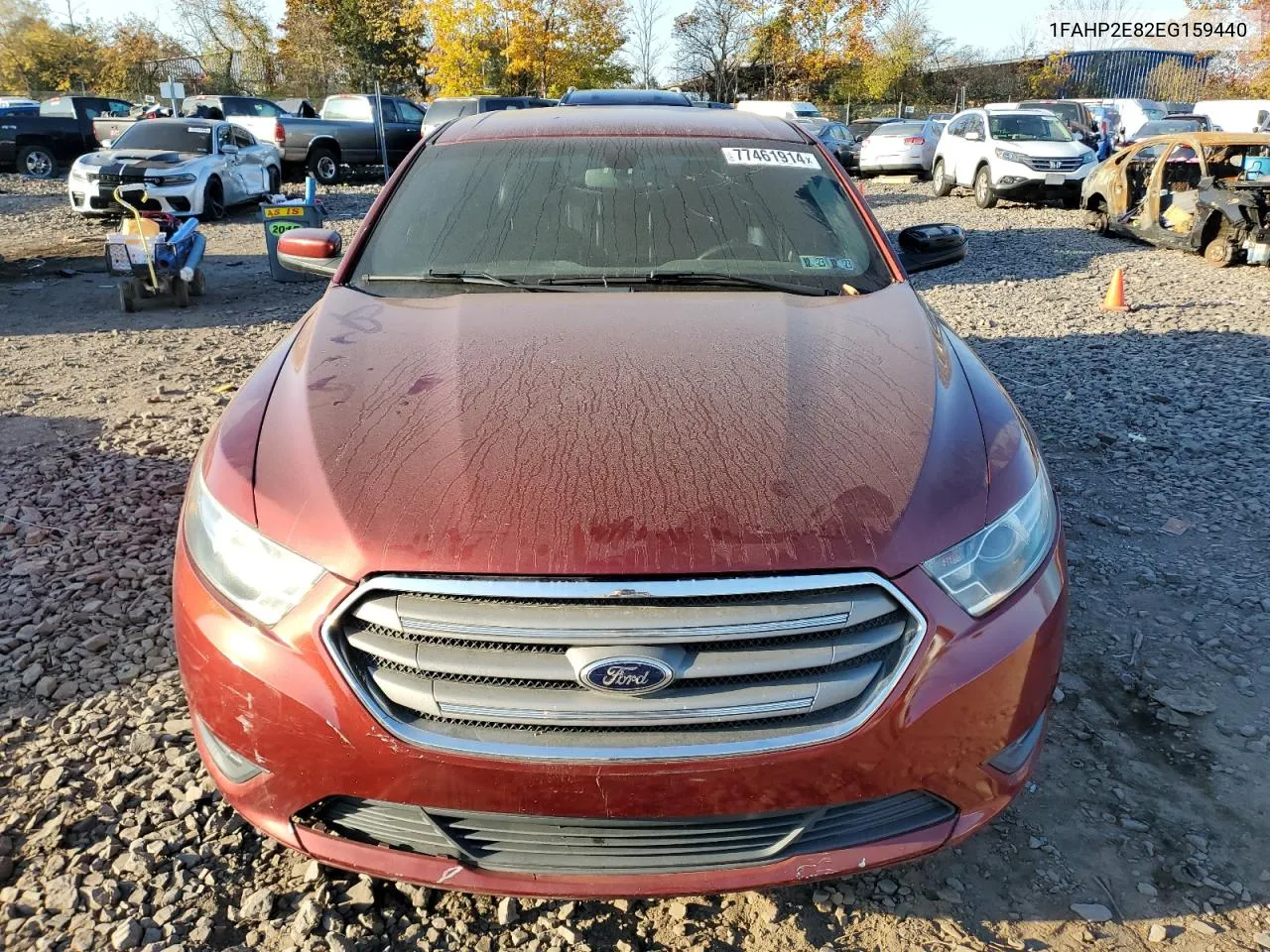 2014 Ford Taurus Sel VIN: 1FAHP2E82EG159440 Lot: 77461914