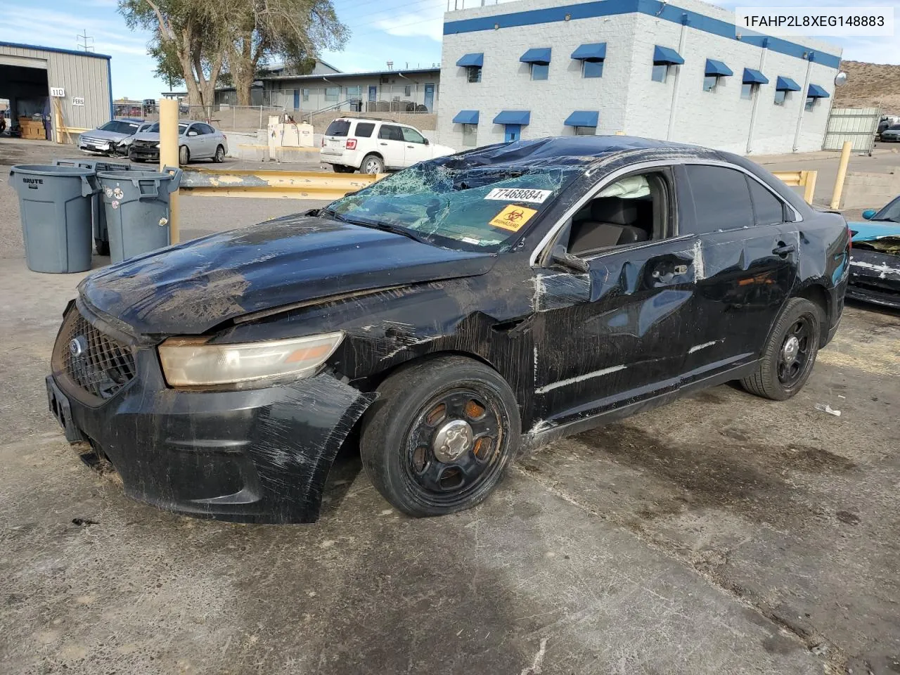 2014 Ford Taurus Police Interceptor VIN: 1FAHP2L8XEG148883 Lot: 77468884