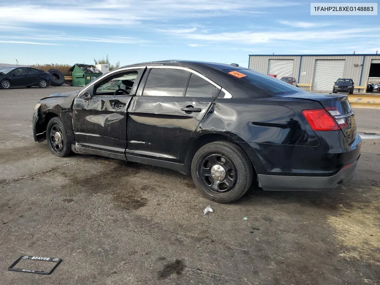 2014 Ford Taurus Police Interceptor VIN: 1FAHP2L8XEG148883 Lot: 77468884