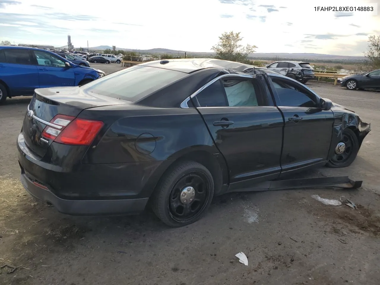 2014 Ford Taurus Police Interceptor VIN: 1FAHP2L8XEG148883 Lot: 77468884