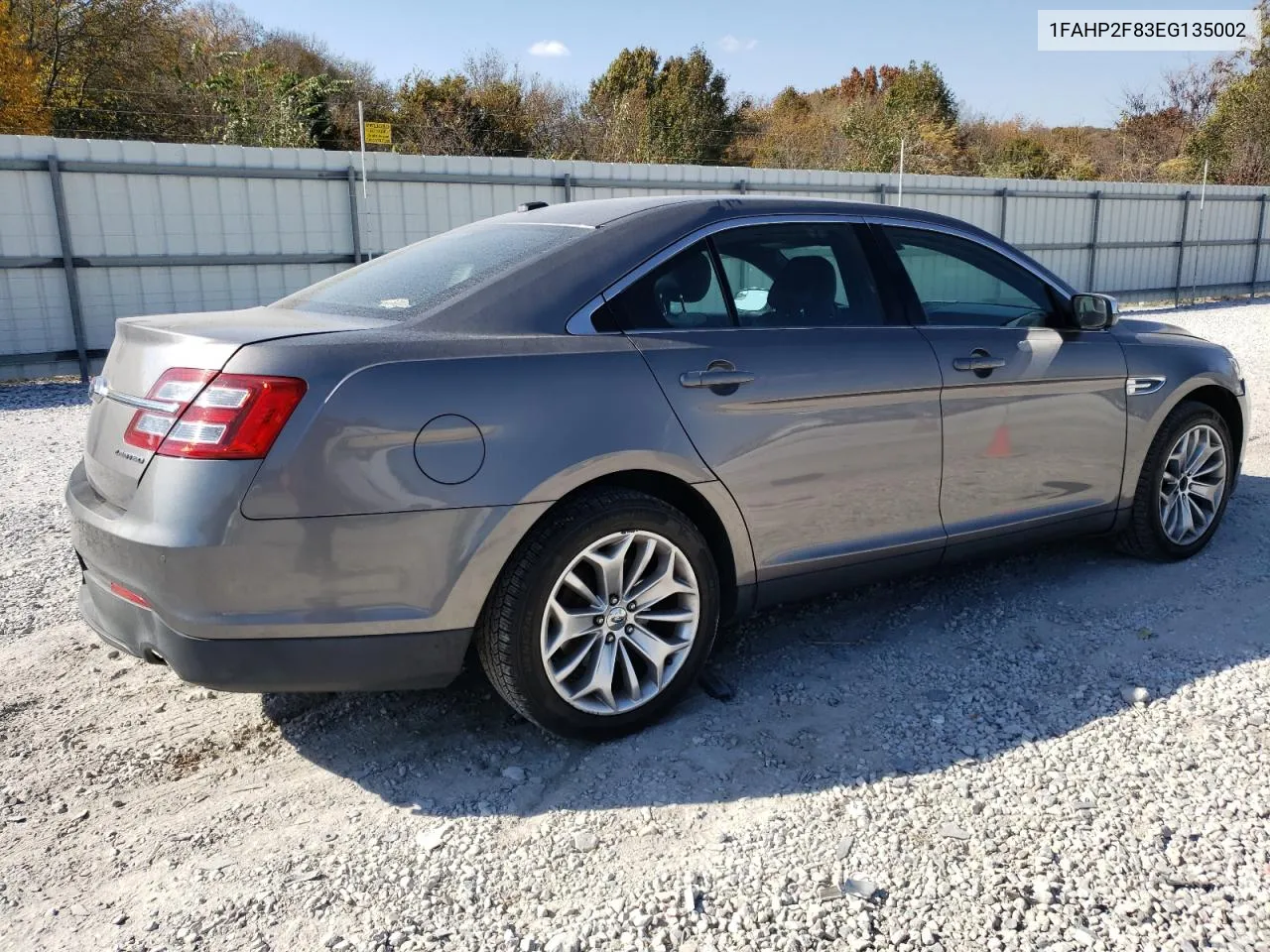 2014 Ford Taurus Limited VIN: 1FAHP2F83EG135002 Lot: 77645914