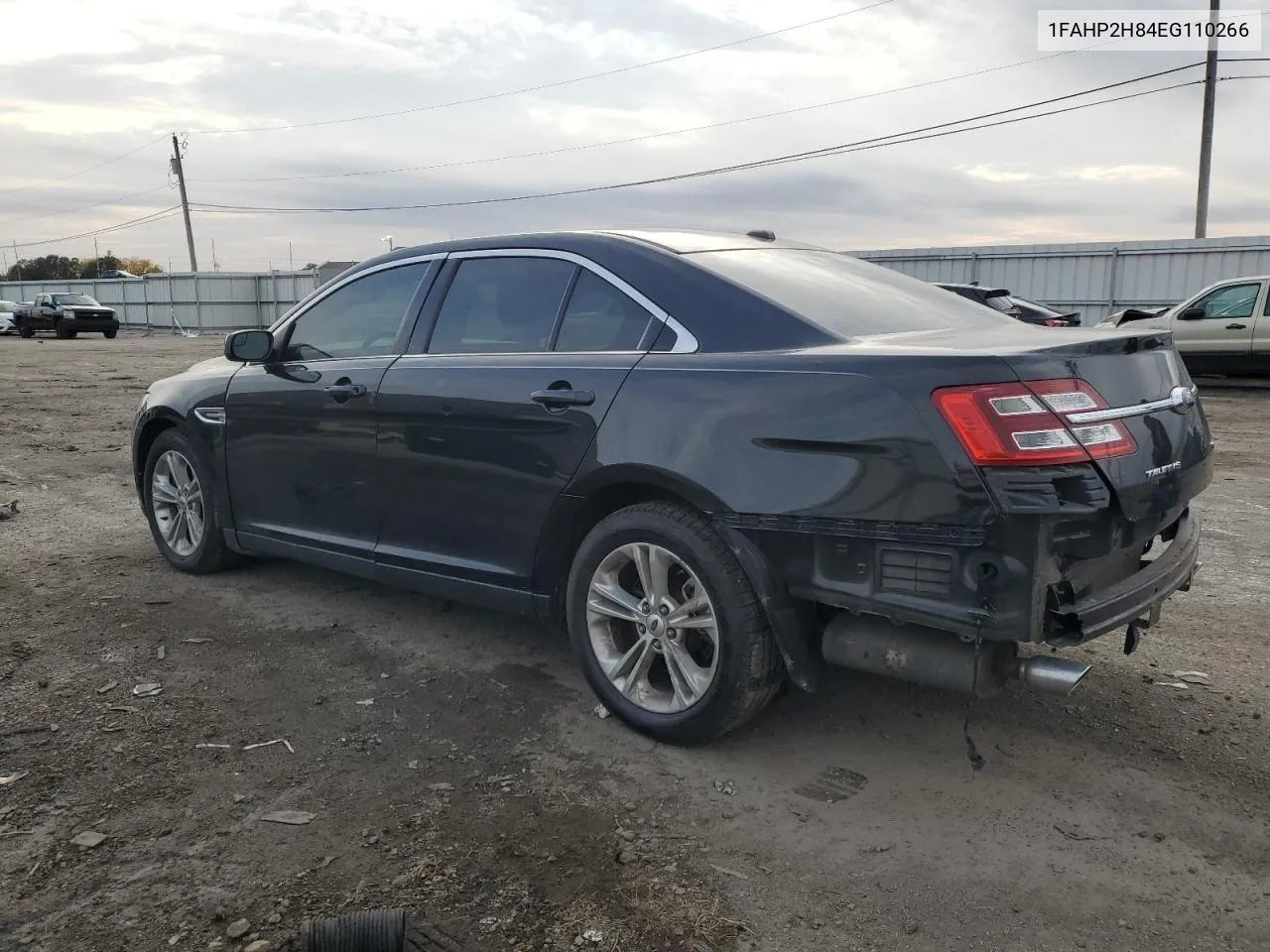 2014 Ford Taurus Sel VIN: 1FAHP2H84EG110266 Lot: 78019684