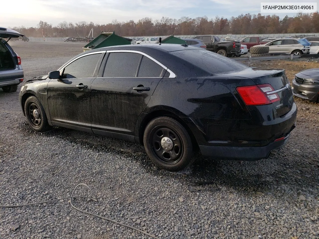 2014 Ford Taurus Police Interceptor VIN: 1FAHP2MK3EG149061 Lot: 78286884