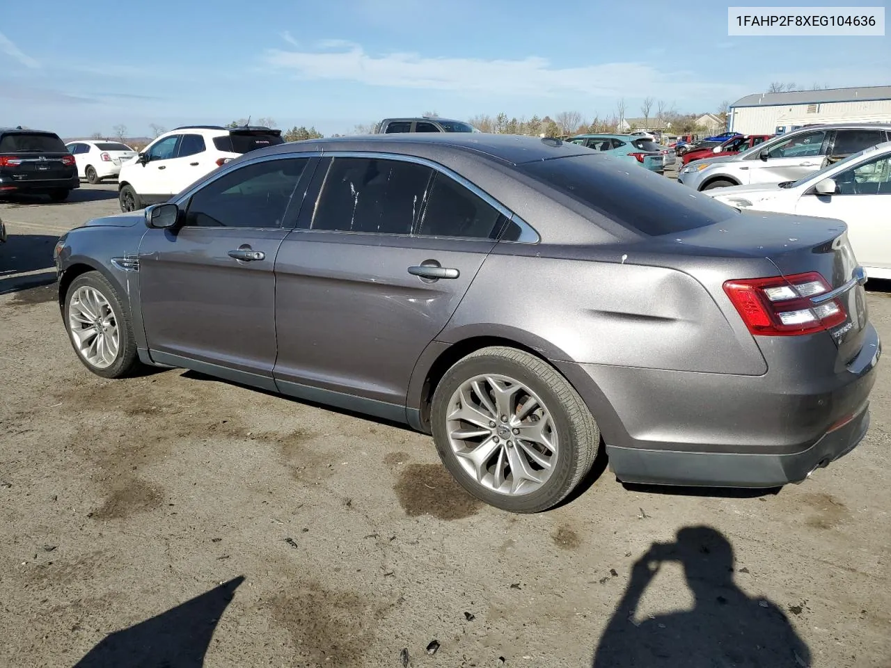 2014 Ford Taurus Limited VIN: 1FAHP2F8XEG104636 Lot: 78414984