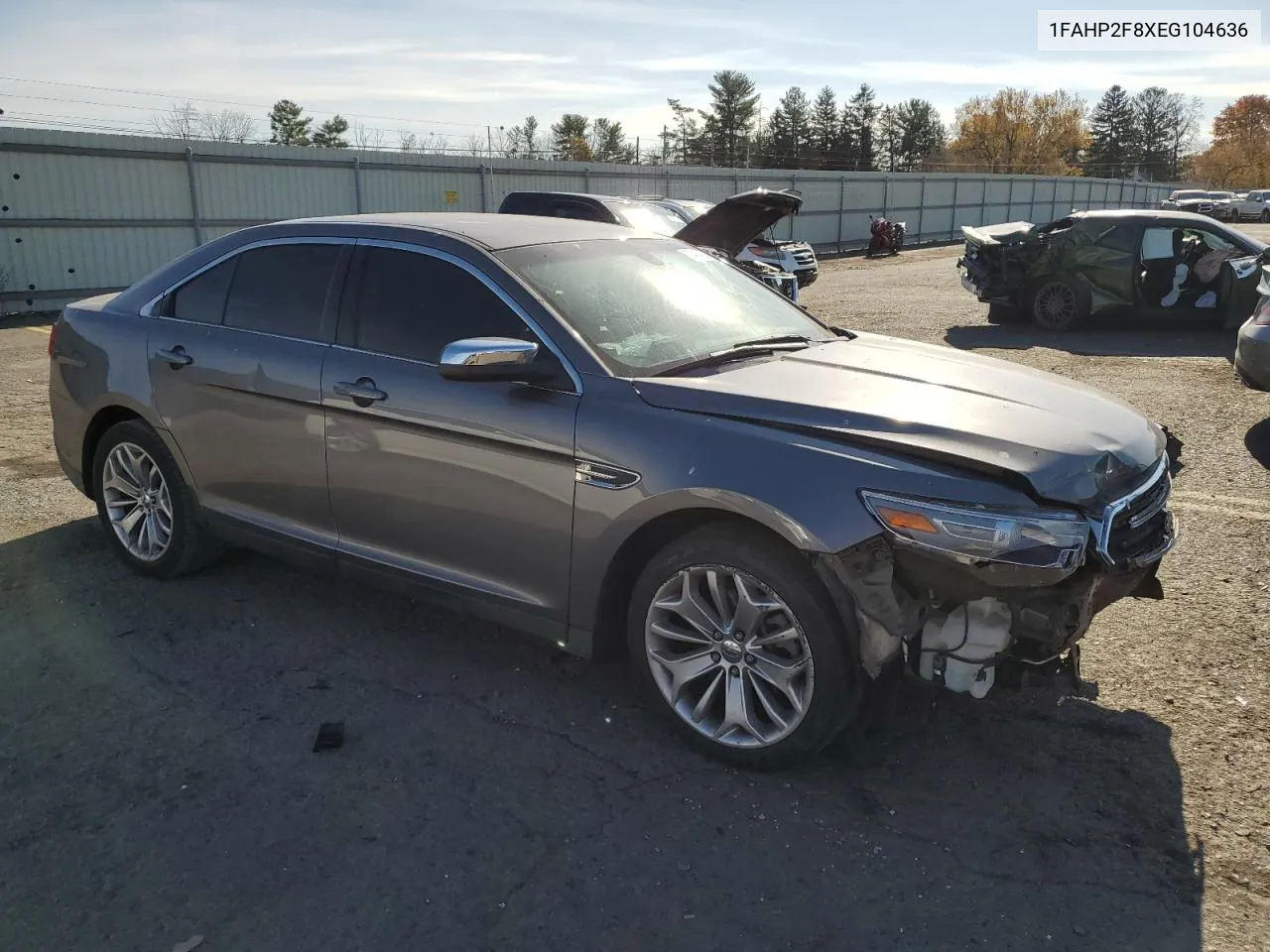 2014 Ford Taurus Limited VIN: 1FAHP2F8XEG104636 Lot: 78414984