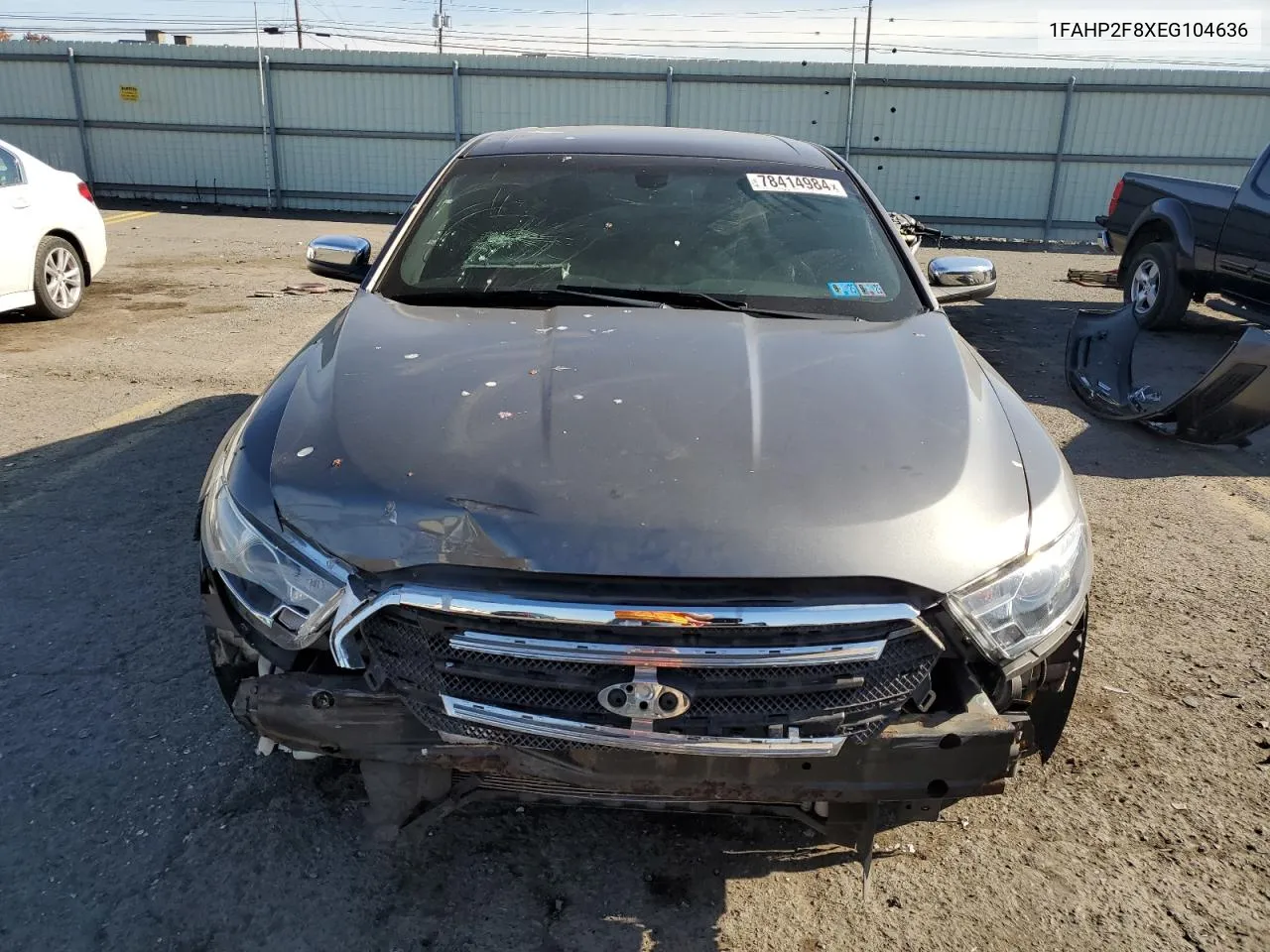 2014 Ford Taurus Limited VIN: 1FAHP2F8XEG104636 Lot: 78414984