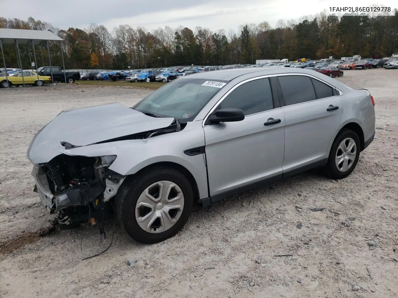 2014 Ford Taurus Police Interceptor VIN: 1FAHP2L86EG129778 Lot: 78791134