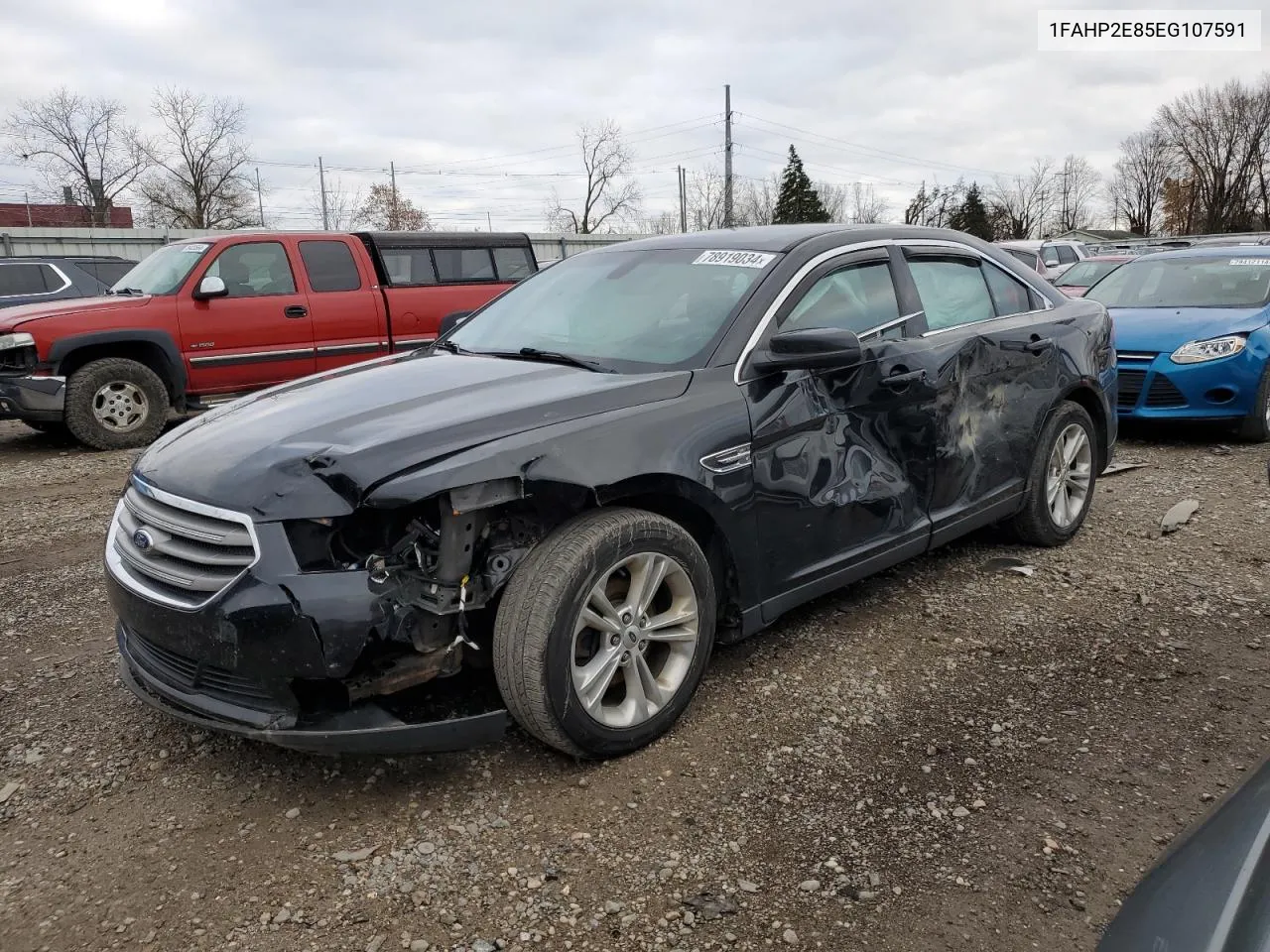 2014 Ford Taurus Sel VIN: 1FAHP2E85EG107591 Lot: 78919034