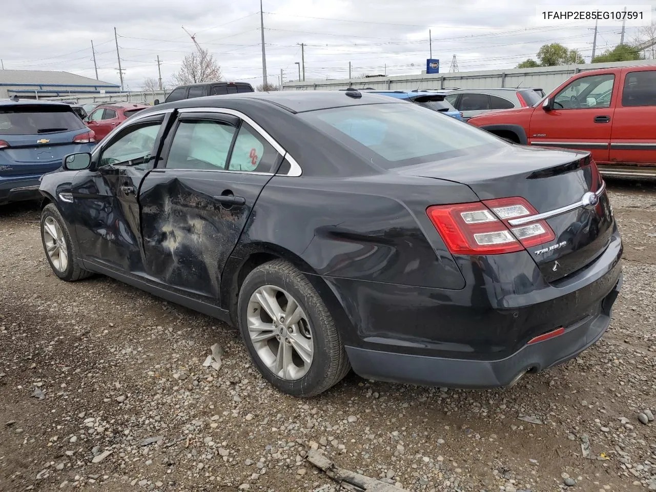 2014 Ford Taurus Sel VIN: 1FAHP2E85EG107591 Lot: 78919034