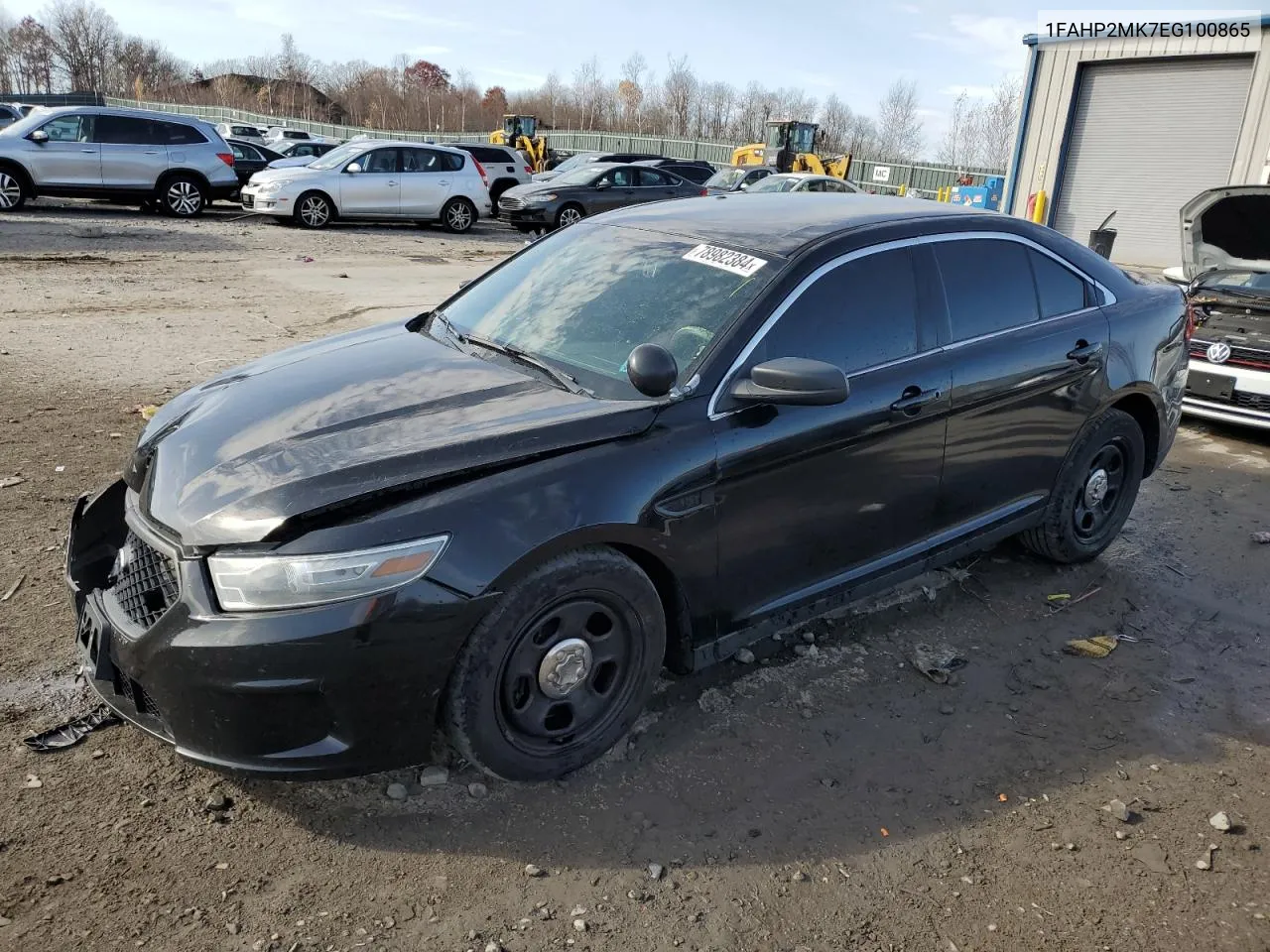 2014 Ford Taurus Police Interceptor VIN: 1FAHP2MK7EG100865 Lot: 78982384