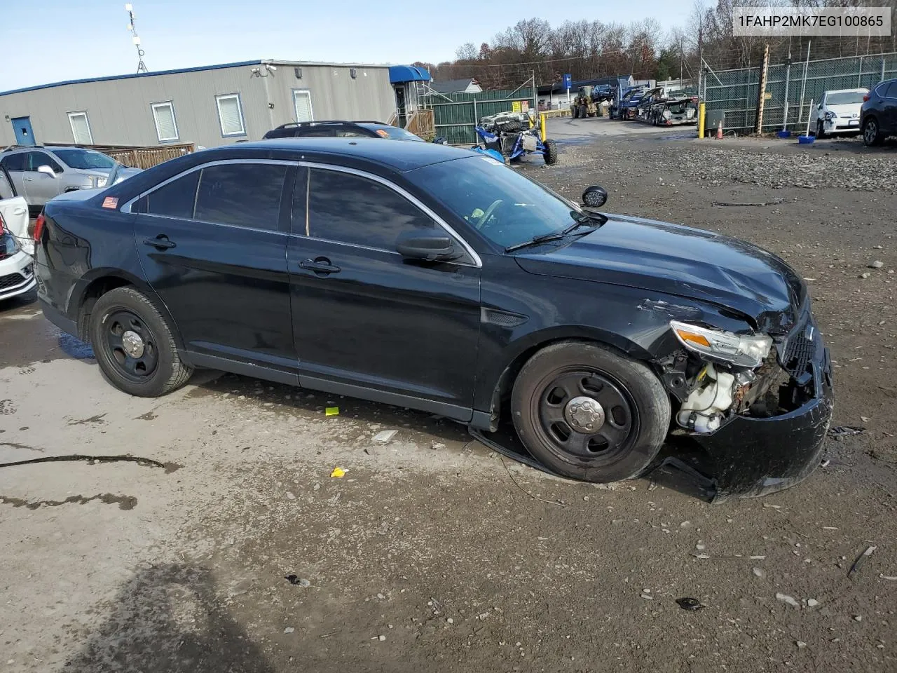 2014 Ford Taurus Police Interceptor VIN: 1FAHP2MK7EG100865 Lot: 78982384