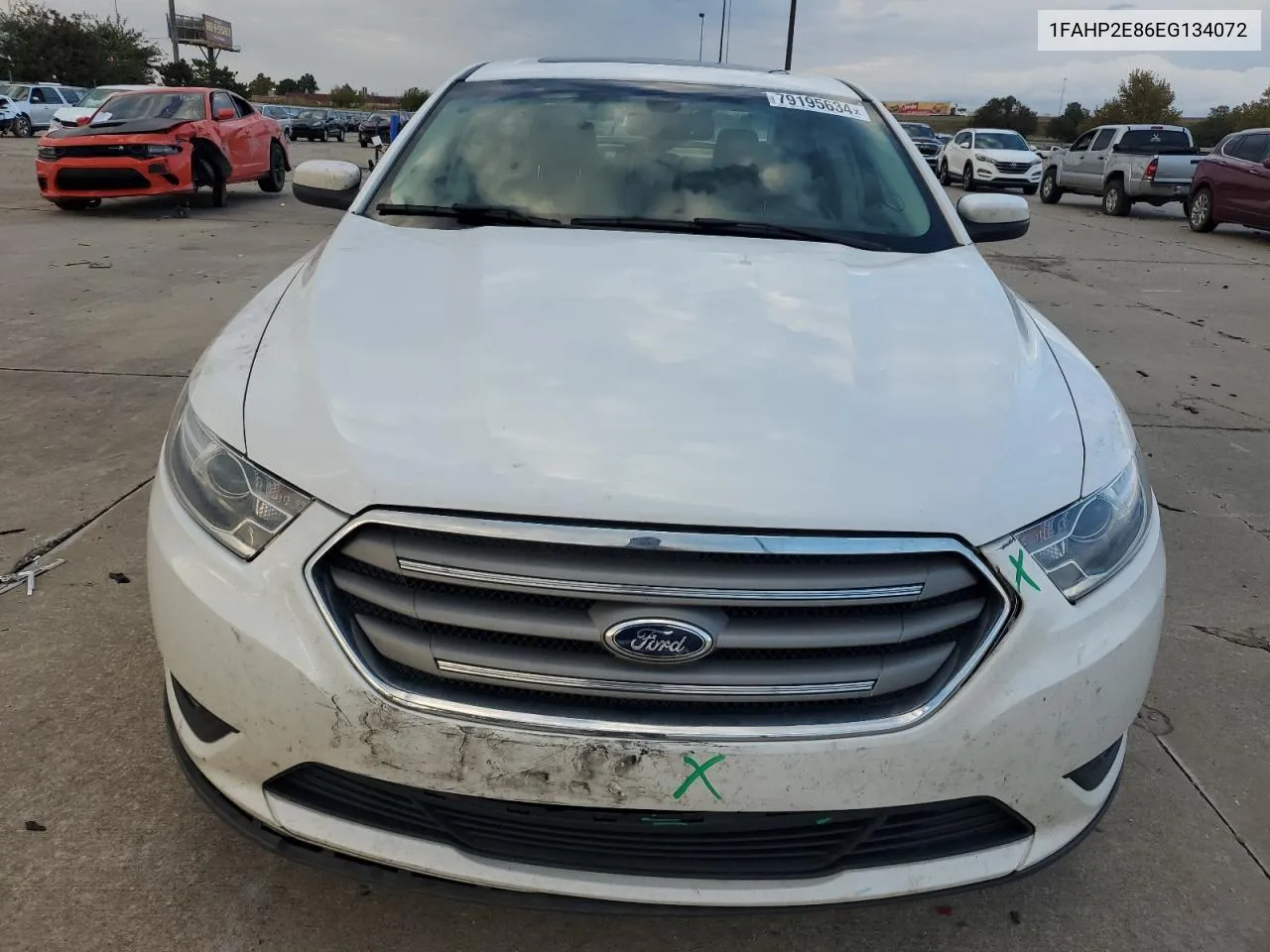 2014 Ford Taurus Sel VIN: 1FAHP2E86EG134072 Lot: 79195634