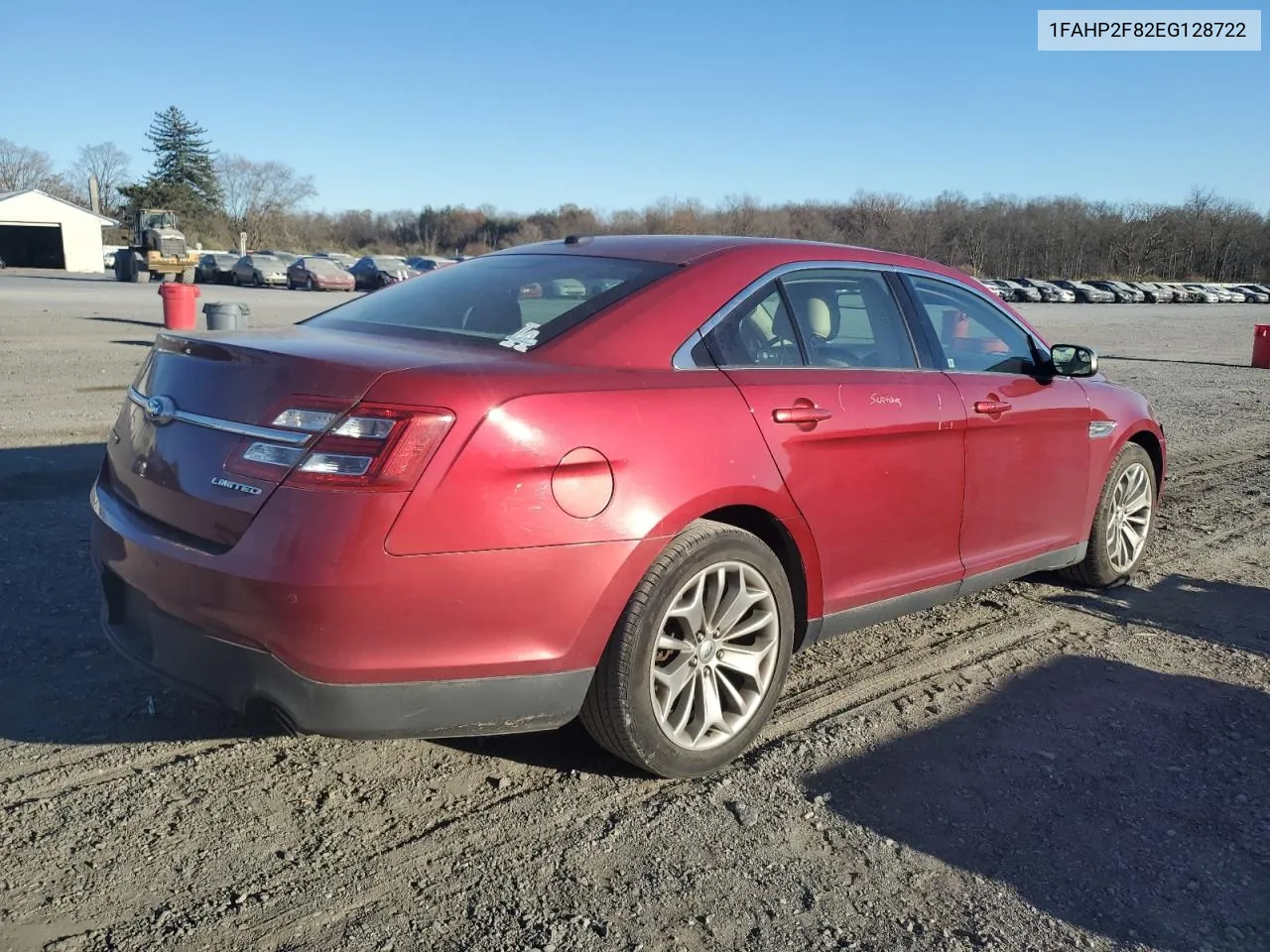 2014 Ford Taurus Limited VIN: 1FAHP2F82EG128722 Lot: 79893244