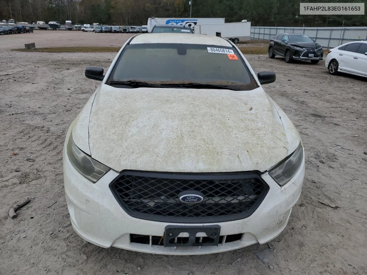 2014 Ford Taurus Police Interceptor VIN: 1FAHP2L83EG161653 Lot: 80465814