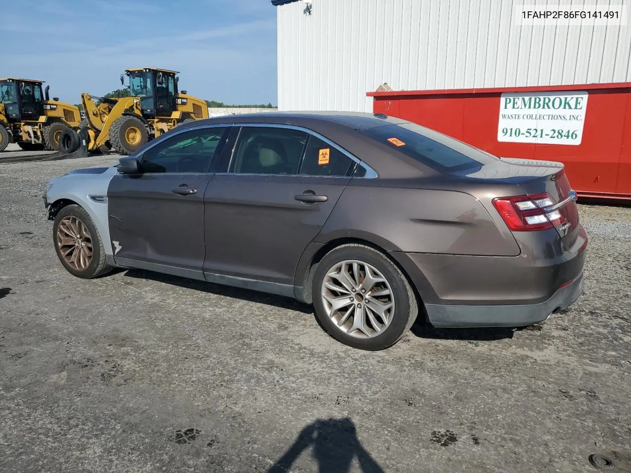 2015 Ford Taurus Limited VIN: 1FAHP2F86FG141491 Lot: 61798614